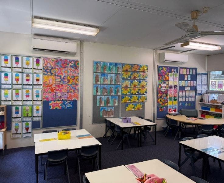 Our kindergarten classroom.